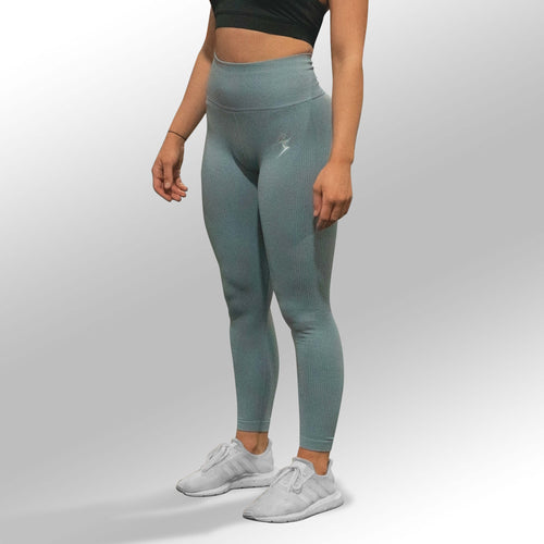 SECOND SKIN SEAMLESS LEGGINGS - SKY BLUE